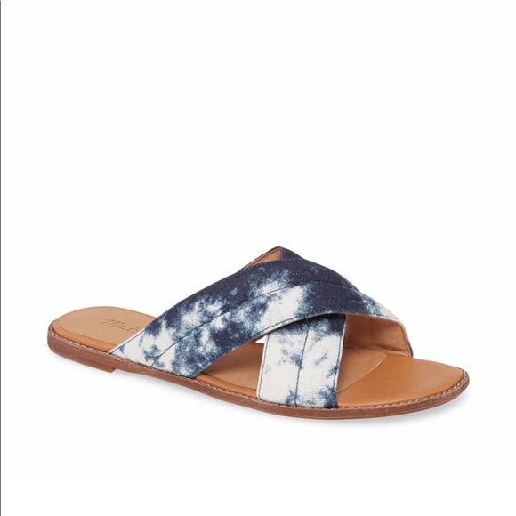 Madewell The Skyler Slide Sandal in Tie-Dye - Picture 2 of 9
